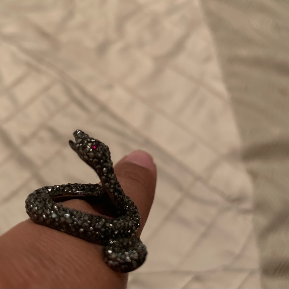 Snake cocktail ring